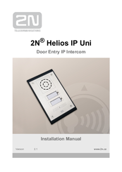2N Helios IP Uni Installation Manual