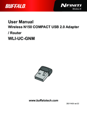 Buffalo Tech WLI-UC-GNM User Manual