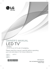 LG UB70 SERIES Owner's Manual