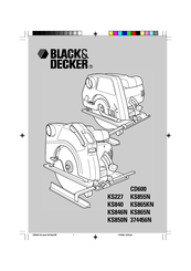 Black & Decker KS840 Manual