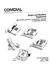 Comdial MAXPLUS Wiring Diagrams