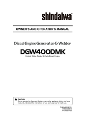 Shindaiwa DGW400DMK Owner's And Operator's Manual