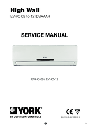 York EVHC 09 DSAAAR Service Manual