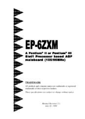 EPOX EP-6ZXM Manual
