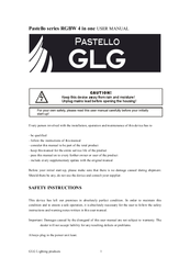 GLG Pastello Series User Manual