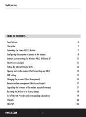 SWEEX MO200UK User Manual