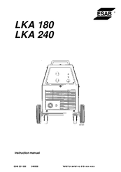 Esab LKA 180 Instruction Manual