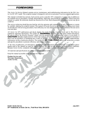 Arctic Cat 425 2011 Service Manual
