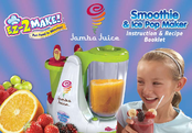 Jamba Juice Smoothie & Ice Pop Maker Instruction And Recipe Booklet
