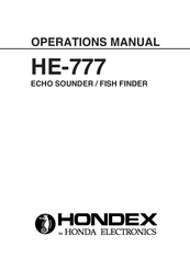 Hondex HE-777 Operation Manual