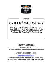 CyberResearch CyRAQ 24J Series User Manual
