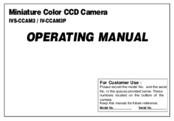 OEM Optical IV-CCAM3P Operating Manual