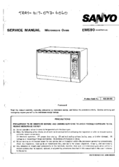 Sanyo EM590 Service Manual