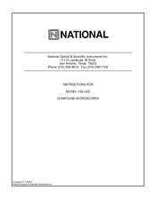 National 158-LED Instructions Manual