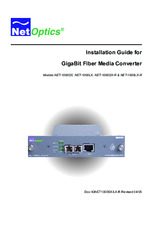 Net Optics NET-1000LX-R Installation Manual