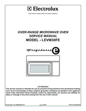 Electrolux LEVM30FE Service Manual