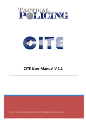 Tactical Policing Cite HD User Manual