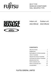 Fujitsu ASU15RLS2 Service Manual