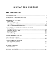 Sportsart Fitness C531U Owner's Manual