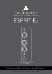 TriangleTube ESPRIT Ez Owner's Manual And Warranty