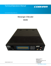 COBHAM M2D Operation Manual