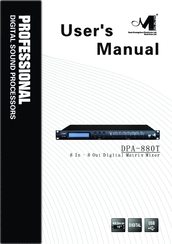 Marani DPA880AMT User Manual