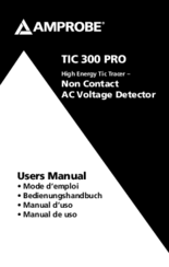 Amprobe Tic 300 Pro Manuals Manualslib