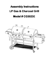 Gourmet Maxx CG3023E Assembly Instructions Manual