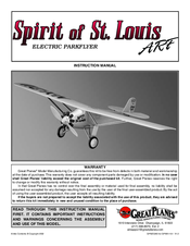 GREAT PLANES Spirit of St. Louis Instruction Manual