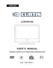 Curtis LCDVD198 User Manual