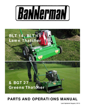 bannerman BLT 15 Parts And Operation Manual