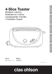 Clas Ohlson XB8933X Operating Instructions Manual