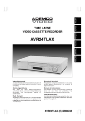 ADEMCO AVR24TLAX Instruction Manual