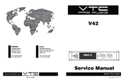 VTC Pro Audio V42 Service Manual