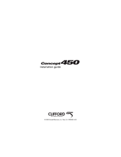 Clifford Concept450 Installation Manual