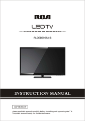 Rca RLDED3955A Instruction Manual