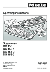 Miele DG 155-1 Operating Instructions Manual