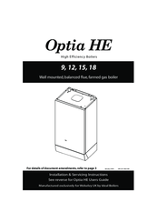 Ideal Boilers Optia HE 9 Installation And Servicing Instructions