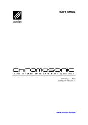 SoundArt Chromasonic User Manual