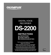 Olympus DS-2200 Instruction Manual