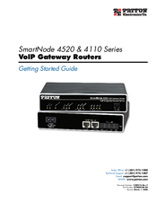 Patton electronics SmartNode 4520 Series Getting Started Manual