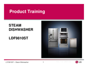 LG LDF9810ST - Fully Integrated 6 Wash Cycles Dishwasher Product Training Manual