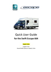 Swift Escape 664 Quick User Manual