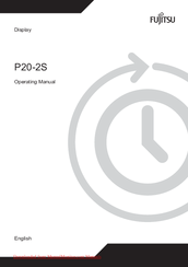 Fujitsu P20-2S Operating Manual