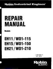 Robin EH21/W01-210 Repair Manual