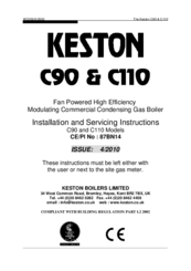 Keston C90 Installation And Servicing Instrucnion
