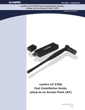 Lanpro LP-570G Fast Installation Manual