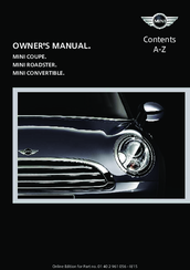 Mini 2015 COUPE Owner's Manual