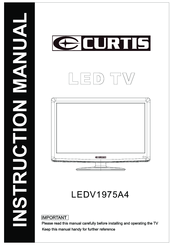 Curtis LEDV1975A4 Instruction Manual