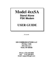 GDI 4xxSA User Manual